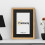 (A3 Pic (A2 Frame)) Oak Picture Frame / LW Style Wall Art Frame / Modern Photo Frames With Black Mount 15