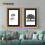 (A3 Pic (A2 Frame)) Oak Picture Frame / LW Style Wall Art Frame / Modern Photo Frames With Black Mount 18