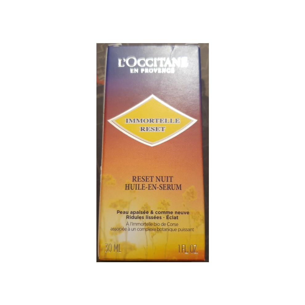 L'occitane Immortelle Overnight Reset Oil-In-Serum, 30Ml