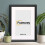 (20x14" Pic (24x18" Frame)) Black Picture Frame / LW Style Wall Art Frame / Modern Photo Frames With White mount 19