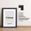 (A2 Pic (A1 Frame)) Black Picture Frame / LW Style Wall Art Frame / Modern Photo Frames With White mount 6