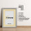 (A3 Pic (A2 Frame)) Silver Picture Frame / LW Style Wall Art Frame / Modern Photo Frames With Ivory Mount 6