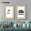 (A3 Pic (A2 Frame)) Silver Picture Frame / LW Style Wall Art Frame / Modern Photo Frames With Ivory Mount 8