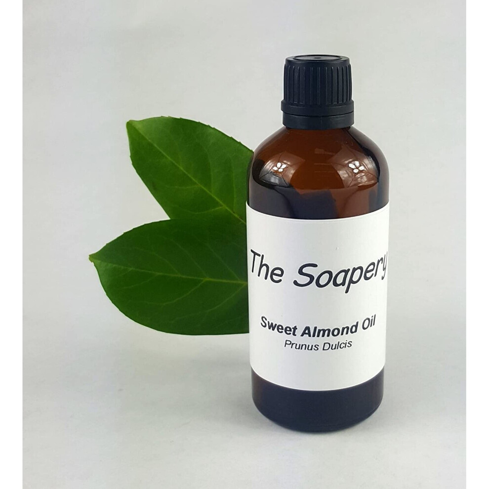Thesoapery Sweet Almond Oil - 100Ml Cosmetic Grade For Massage, Aromatherapy, Soaps, Lotions.