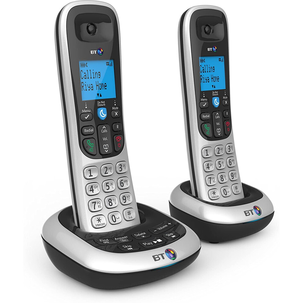 BT 2700 Nuisance Call Blocker Cordless Home Phone with Digital Answer Machine - Twin Handset Pack