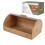 Bamboo Bread Box With Transparent Lid 1