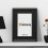 (A2 Pic (A1 Frame)) Black Picture Frame / LW Style Wall Art Frame / Modern Photo Frames With Black mount 5