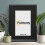 (A3 Pic (A2 Frame)) Black Picture Frame / LW Style Wall Art Frame / Modern Photo Frames With Black mount 7