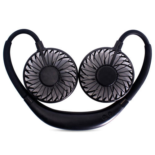 (Black) 360-degree Adjustable Portable Fan