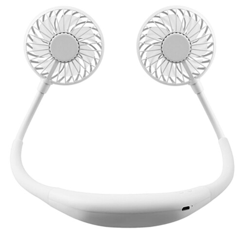(White) 360-degree Adjustable Portable Fan