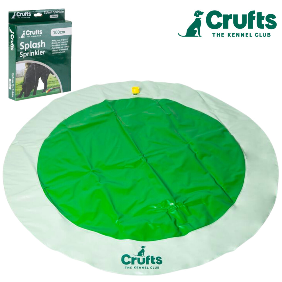 Dog Splash Sprinkler Summer Play Pad for Cooling Safety