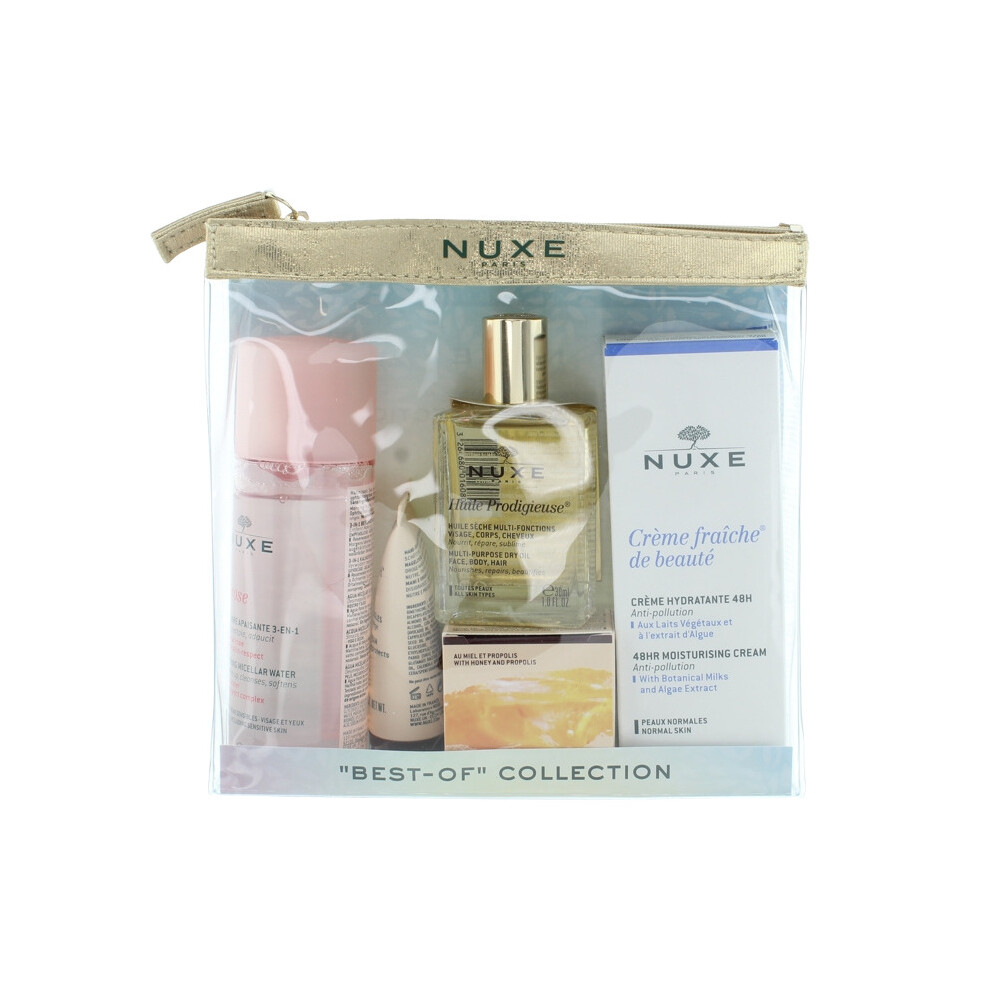 Nuxe Skin Care Hand Cream & Dry Oil Gift Set Best Of Collection