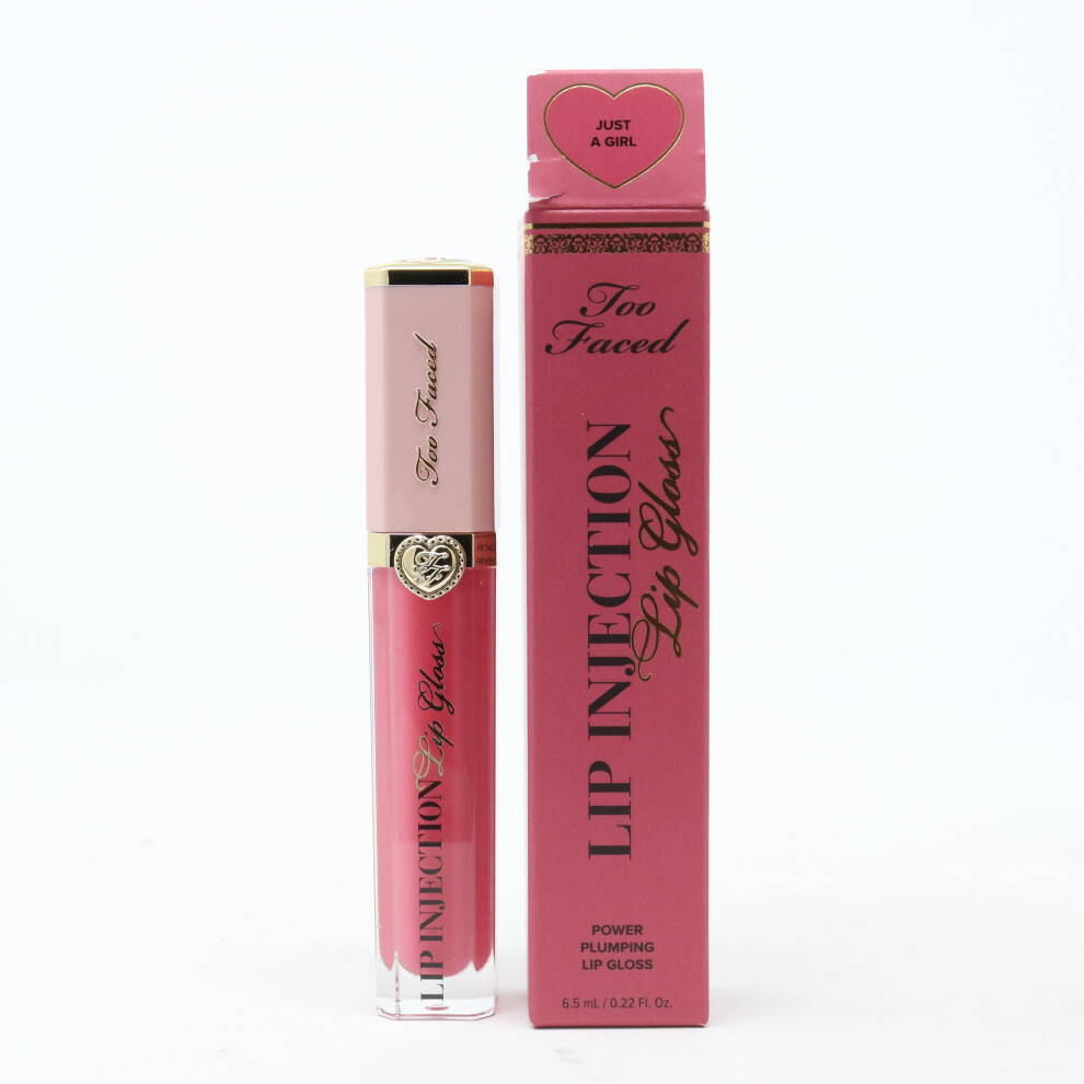 (Just A Girl) Too Faced Lip Injection Lip Gloss  0.22oz/6.5ml New With Box