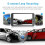 4" DVR αυτοκινήτου 1080P HD διπλού φακού Dash Cam μπροστινό και οπίσθιο βίντεο εγγραφής 5