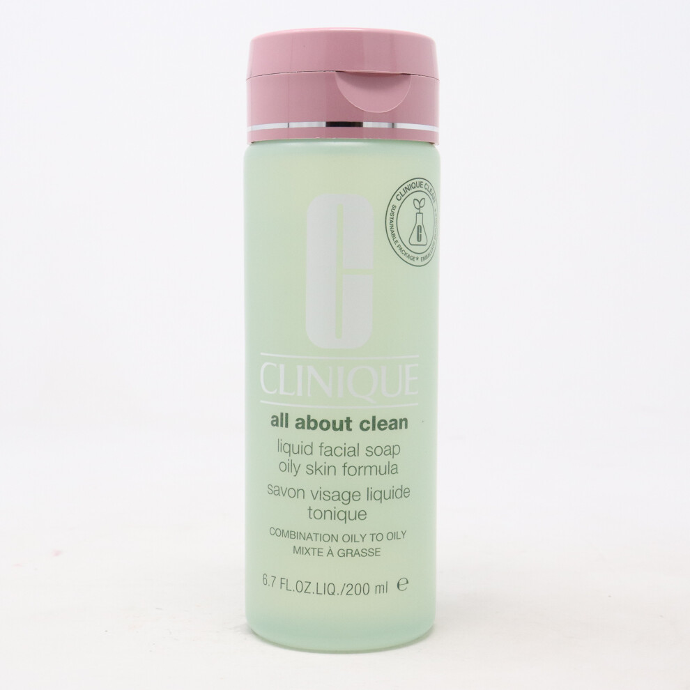 Clinique All About Clean Liquid Facial Soap (Oily Skin) 6.7oz