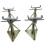 Static Caravan Axle Stands Very Small X4 (Extra Wide 7.1" - 10.4") 1