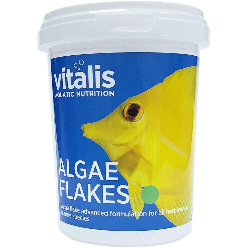 Vitalis Aquatic Nutrition Vitalis Marine Algae Flakes Large 250G Fish Food
