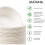 60 Eco-Friendly Biodegradable Sugarcane Paper Bowls - 13cm 3