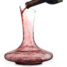 Premium Red Wine Decanter Gift Boxed Set Inc Cleaning Accessories, Lead Free Crystal Carafe, 1800ml