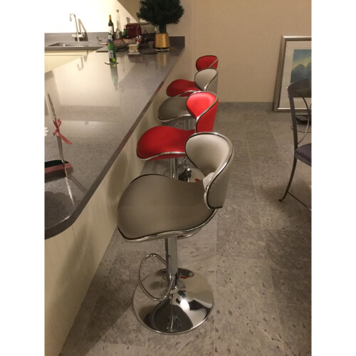 Carcaso Bar Stool Grey 2