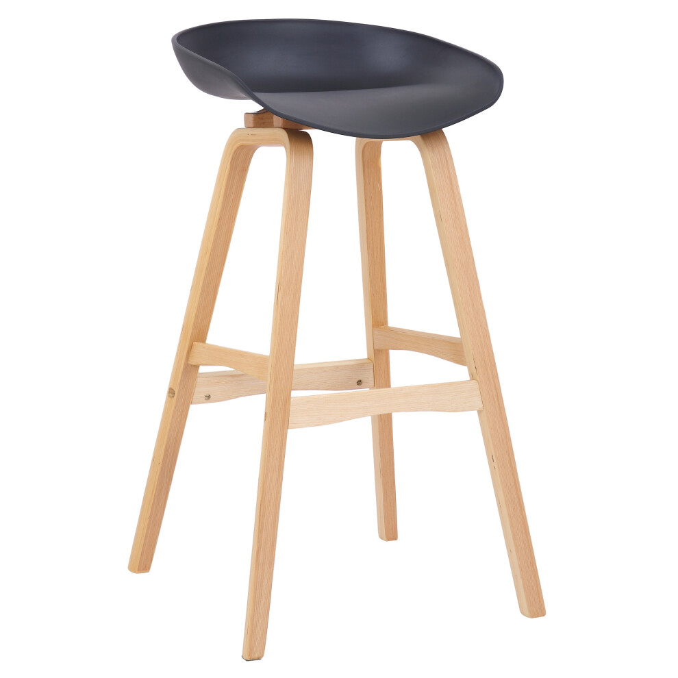 Black Equator Bar Stool