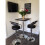 Zenith Bar Stool Black - Height-Adjustable Gas Lift with Supportive Backrest for Kitchen Breakfast Bar 11