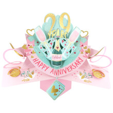 29 Years Happy 29th Anniversary Pop-Up Greeting Card Love Kate's 3D Pop Up Cards