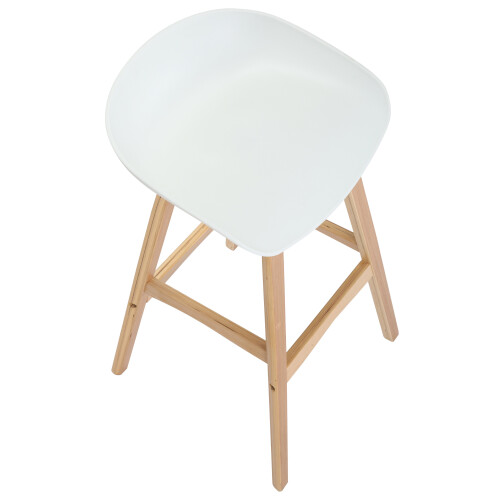 White Equator Bar Stool 1