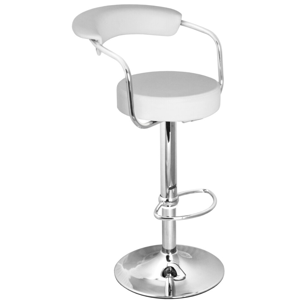 Lamboro White Zenith Bar Stool