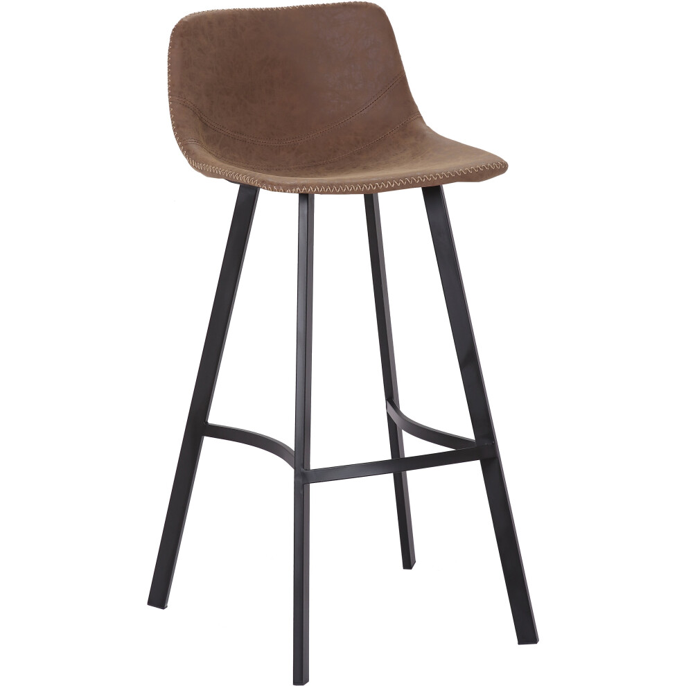 Lamboro Brown Antico Bar Stool