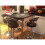 Zenith Bar Stool Black - Height-Adjustable Gas Lift with Supportive Backrest for Kitchen Breakfast Bar 9