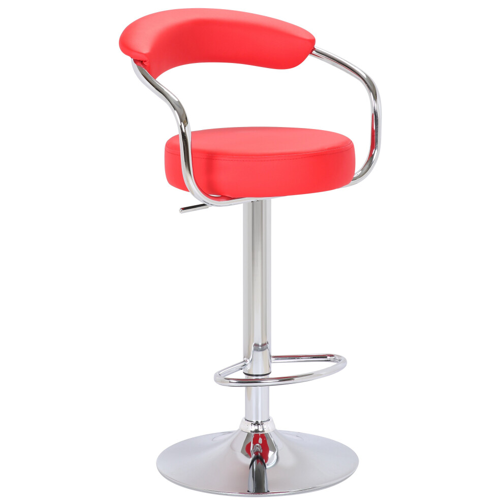 Zenith Bar Stool Red
