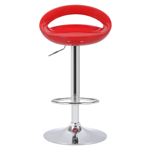 Sorrento Swivel Bar Stool Red 1