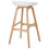 White Equator Bar Stool 5