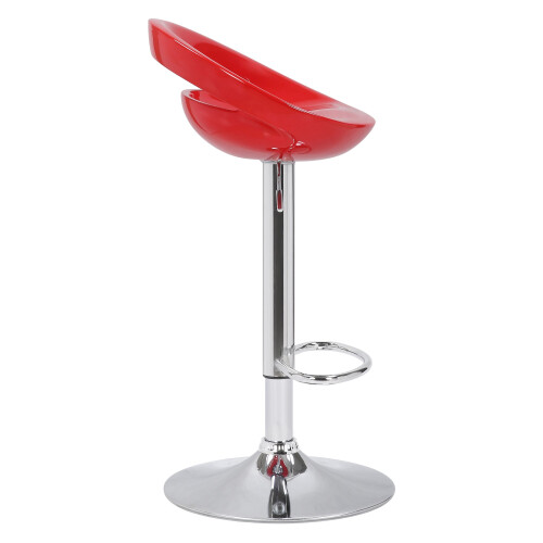 Sorrento Swivel Bar Stool Red 2