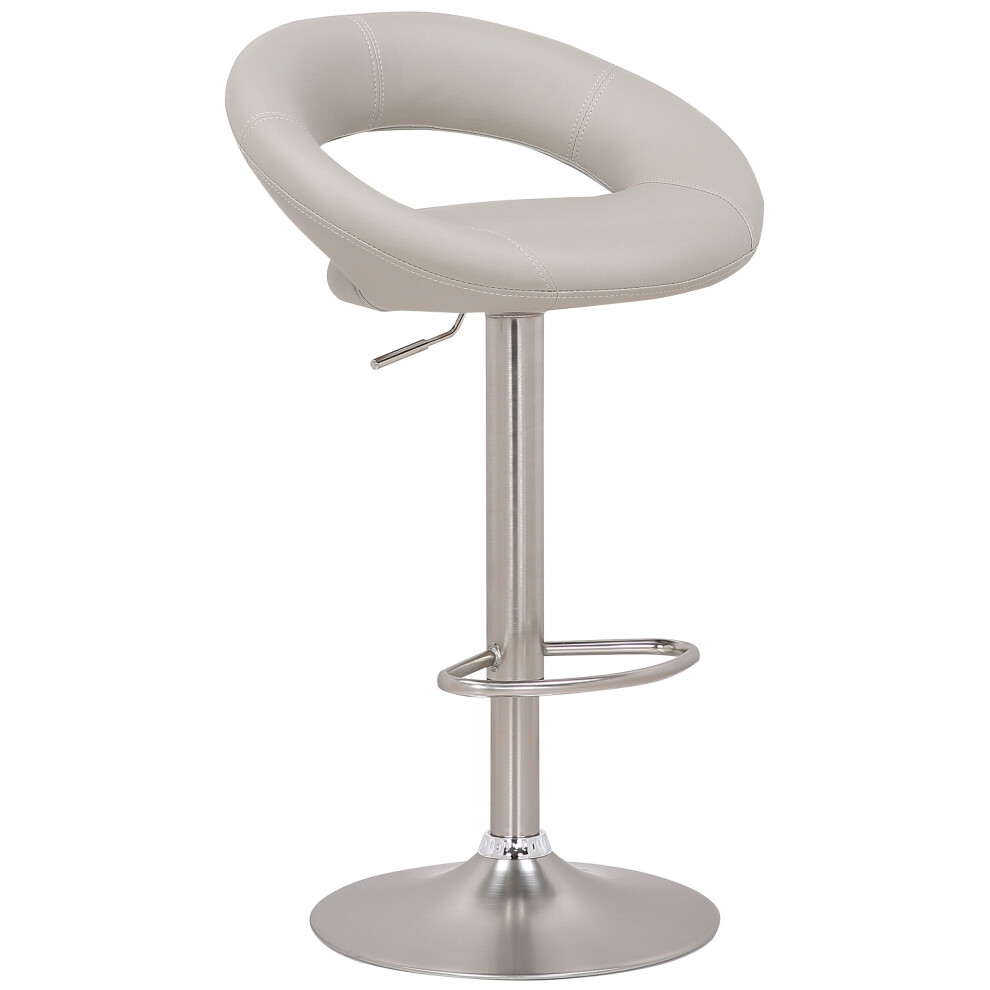 Sorrento Kitchen Brushed Bar Stool Grey