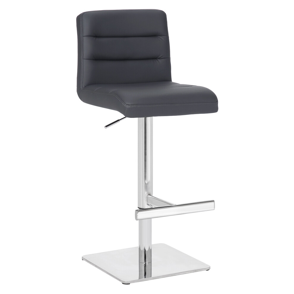 Deluxe Luscious Bar Stool Charcoal Grey