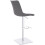 Magnifico Signature Leather Bar Stool Charcoal 2