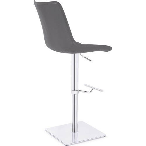 Magnifico Signature Leather Bar Stool Charcoal 1