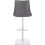 Magnifico Signature Leather Bar Stool Charcoal 5
