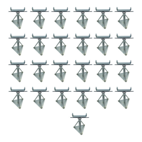 Static Caravan Axle Stands Medium X12 (Extra Wide Support 13" - 18")