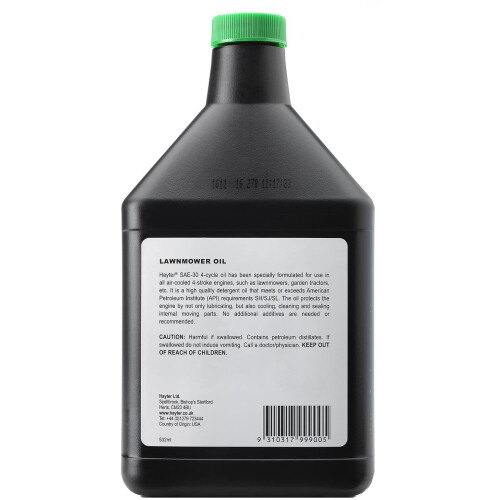 Hayter Hayter Genuine SAE30 Lawnmower Engine Oil 532ml 1