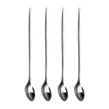 Pack of 4 Latte Spoons Long Handle Spoon For Latte Espresso Dessert