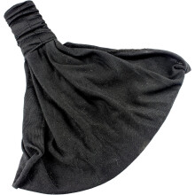 Headwrap Headband Elasticated Head Wrap Cotton In Many Colours Stretchy 3 In 1 Black