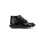 KicKers (11 Kids) Kickers Kick Hi Zip Patent Infants Black Boots 5