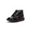 KicKers (11 Kids) Kickers Kick Hi Zip Patent Infants Black Boots 3