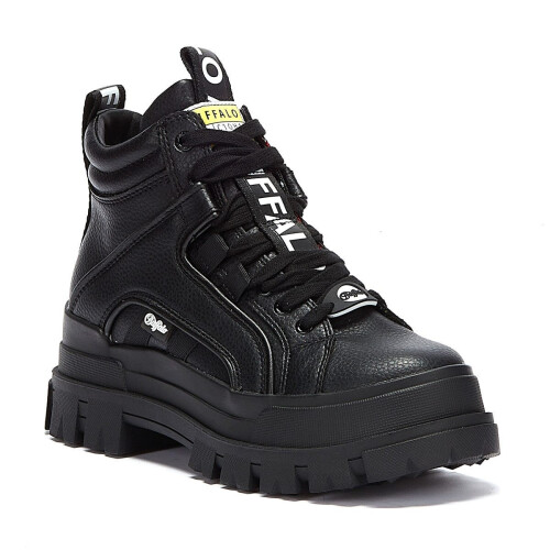 Buffalo (7) Buffalo Aspha Mid NC Womens Black Boots 1