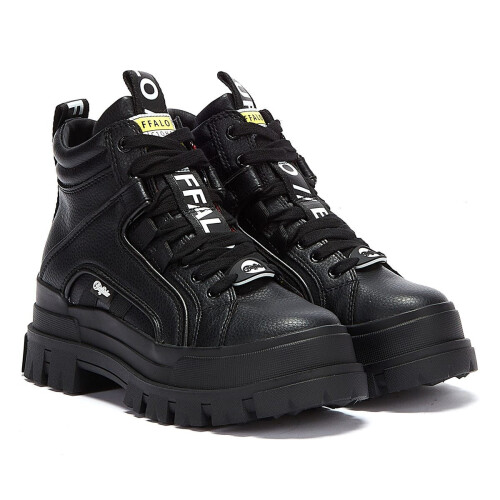 Buffalo (6.5) Buffalo Aspha Mid NC Womens Black Boots