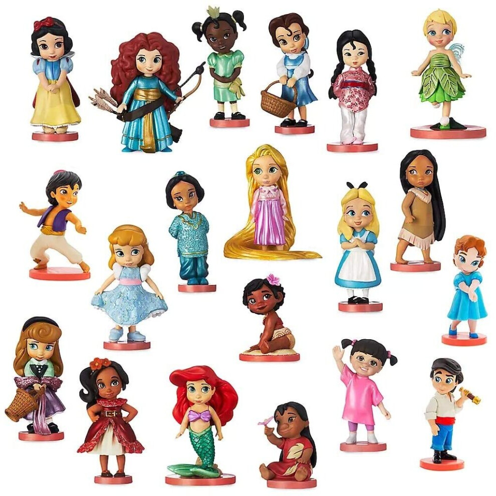 Disney Animators' Collection Mega Figurine Cake Toppers Doll Play Set White
