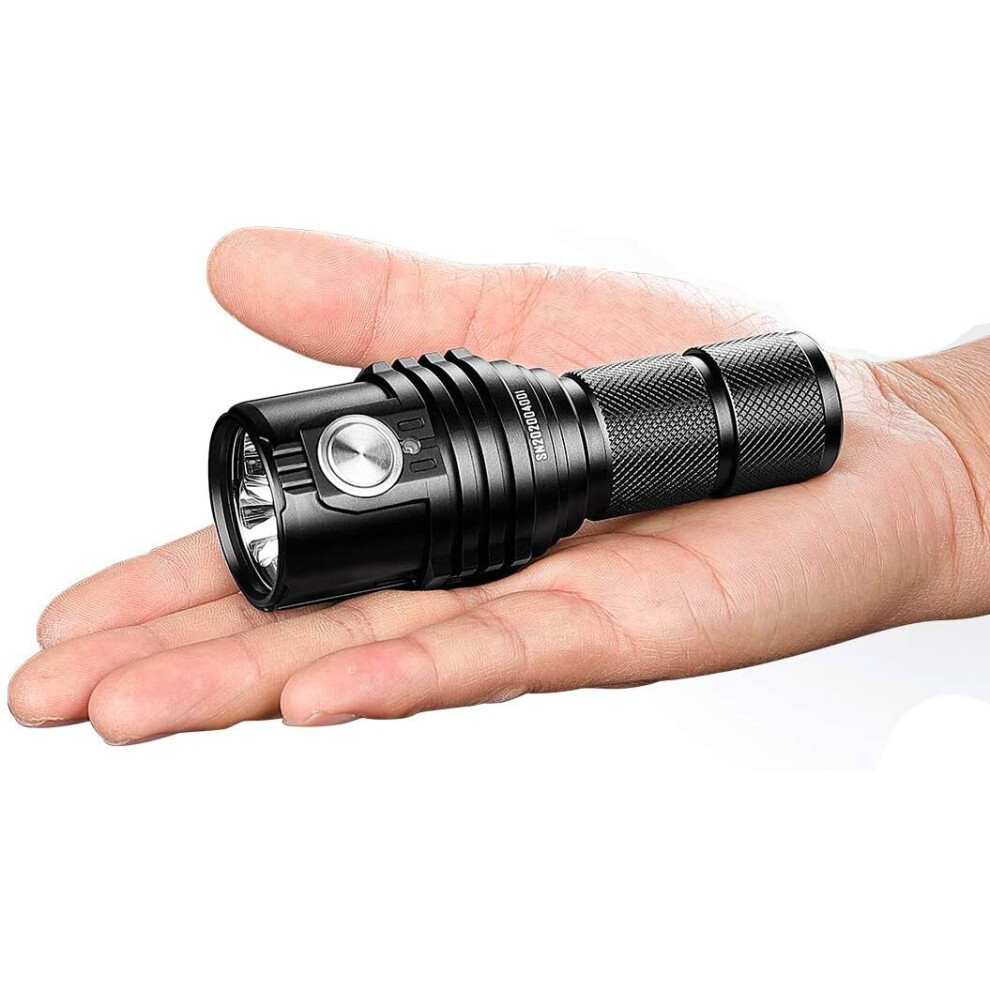 IMALENT MS03 Tactical Flashlight Super Bright EDC 13000 Lumens Torch -Use 3 Pcs CREE XHP70 2nd LEDs High Lumens Handheld Flashlight -for Camping,